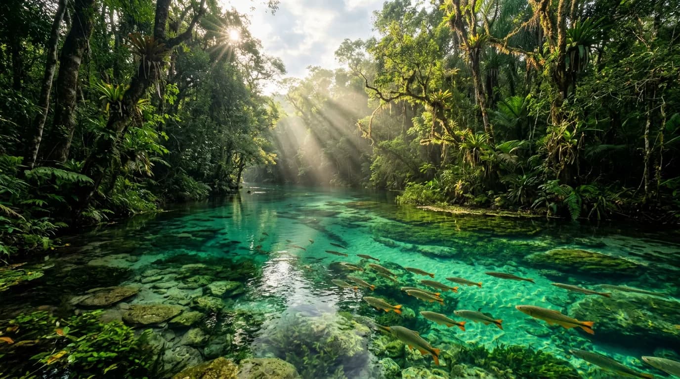 Bonito alcança a 2ª colocação no ranking do ICMS Ecológico de Mato Grosso do Sul em 2026: entenda os critérios do Imasul, a proteção das nascentes, a gestão de resíduos e os benefícios para o ecoturismo sustentável.